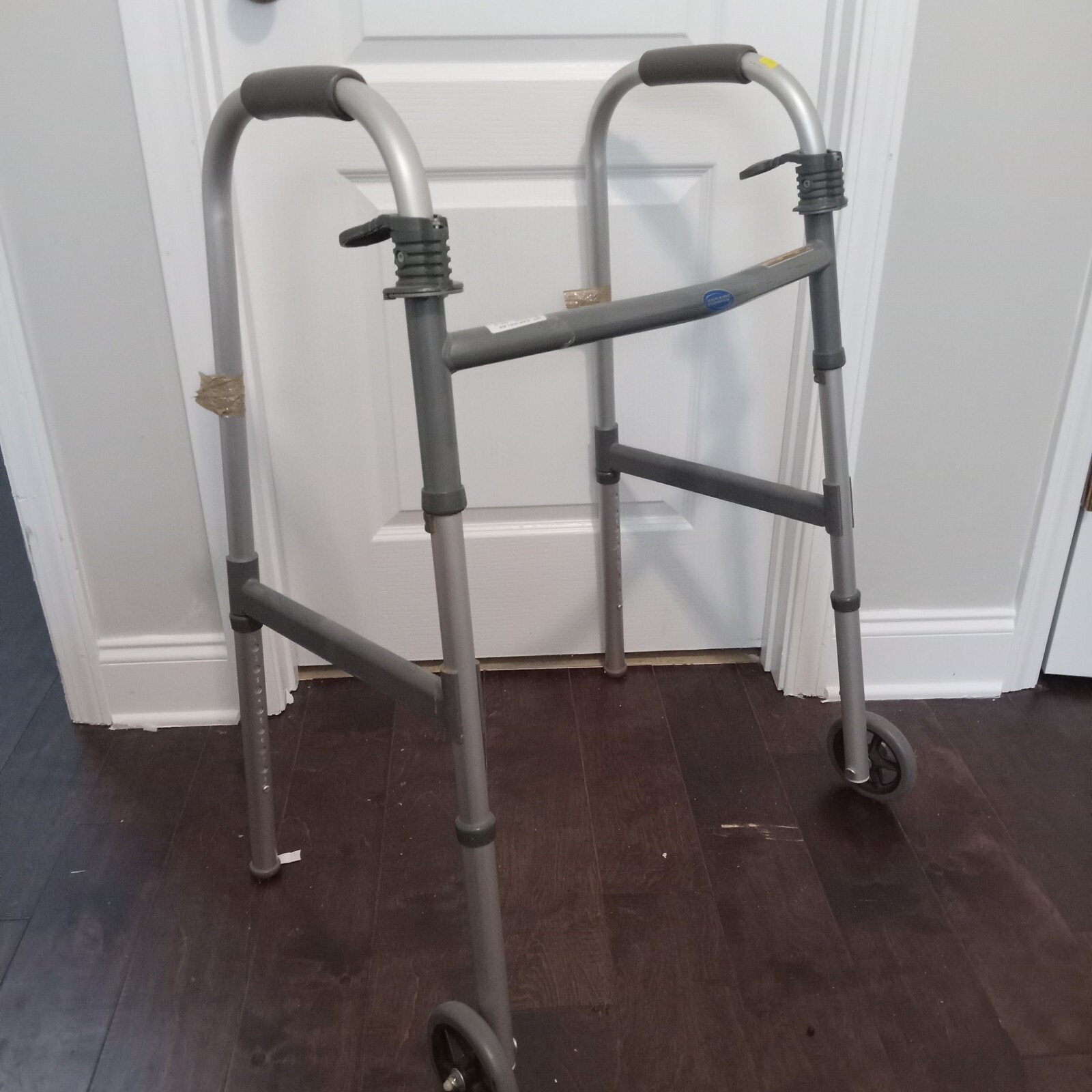 Invacare Walker 62915F with Drive Medical 101051 Walker Crutch