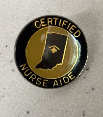 Certified Nursing Aide CNA Lapel Hat Pin Nurse Care