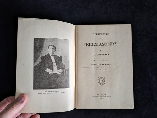 1914 A Treatise on Freemasonry by Th. Graebner ~ SC Booklet ~ 71 pp Masonic - Picture 3 of 14