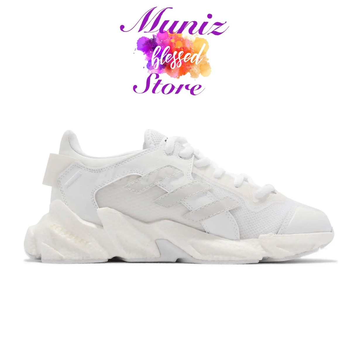ADIDAS KK X9000 Karlie Kloss X White Iridescent WMNS sz 7.5