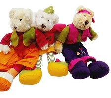 Dan Dee Collectors Choice Teddy Bear Plush 13  Stuffed Animal Lot Of 3