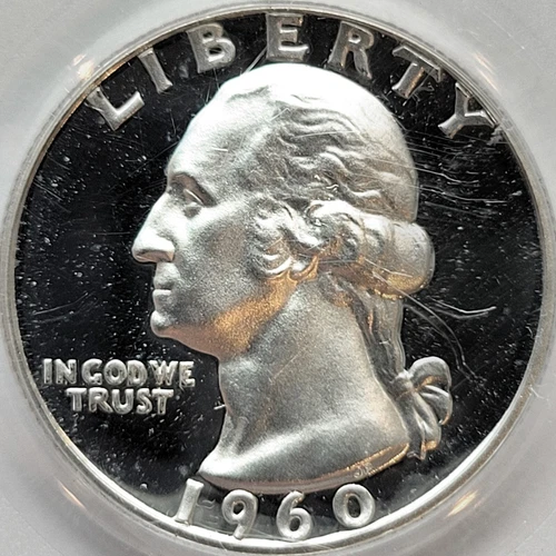 1960 PCGS PR66 DCAM Washington Quarter Silver Proof
