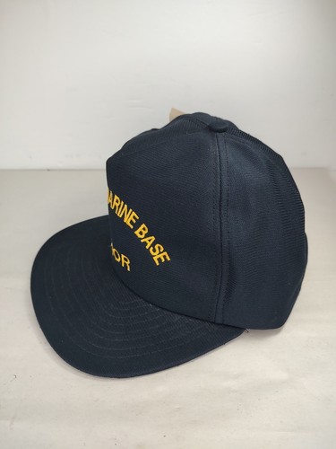 Vintage New Era Snapback Bauchnabel U-Boot Basis Bangor verstellbar blau Neu/Etikett USA - Bild 2 von 8