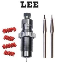 Lee Full Length Sizing Die for 7.5x55 Swiss 91069 & 2 Decapping Pins SE2024 NEW