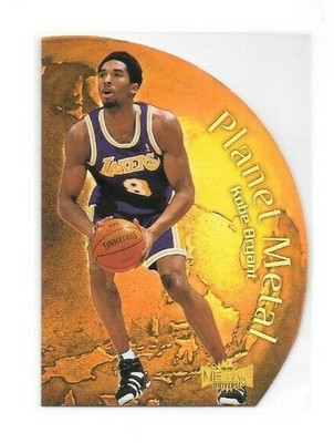 KOBE BRYANT 1998-99 PLANET METAL DIE CUT 6/15 LOS ANGELES LAKERS 