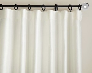 Pottery Barn Dupioni Silk Drape With Blackout Lining Nwt Ebay