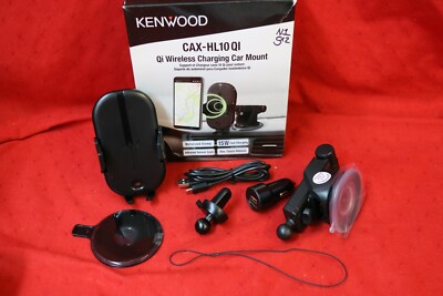Kenwood CAX-HL10Qi Motorized Automatic Qi Wireless 15w Fast Charge Mount New #N1