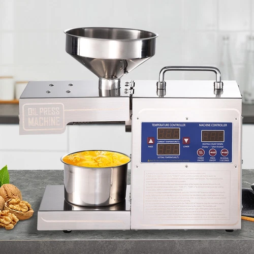 Commercial Automatic Oil Press Machine Cold & Hot Oil Maker Oil Extractor 110V