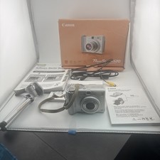 Canon PowerShot A520 IS 4MP 4x Zoom Digital Camera w/ Box & Papers - Tested