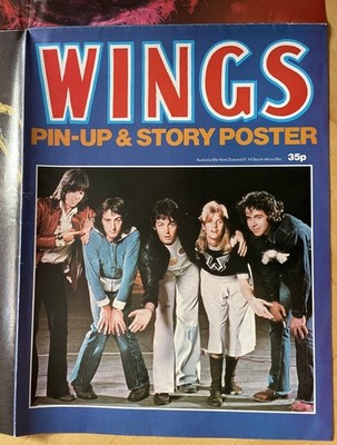Paul McCARTNEY & WINGS, 1977 PHOEBUS UK Poster-Magazin 60 x 90 cm SEHR GUT 