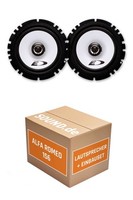 Lautsprecher Boxen Vorne Alpine SXE-1725 FüR Alfa Romeo 156 2X Tief-MitteltöNer