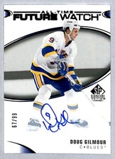 Doug Gilmour 2020-21 SP Signature Edition Legends Future Watch Auto /99 #420 St.