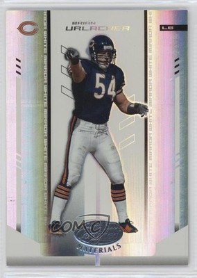 2004 Leaf Certified Materials Mirror White /150 Brian Urlacher #21 HOF 0e8