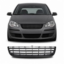 Sport Kühlergrill schwarz ohne Emblem Tuning paßt für VW Polo 9N3 05-09 mit GTI