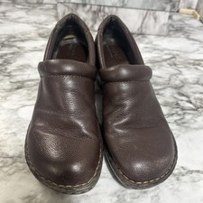 B.O.C Born Concept Women Clog Shoes, Siz 10 Genuine Leather Brown