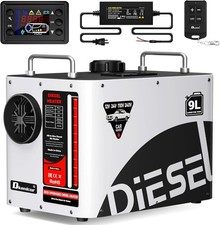 8KW Diesel Heater, 9L Tank 12V/24V/110V/240V All in One Diesel Air Heater with L