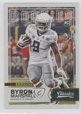 2016 Panini Classics Rookies Glossy Byron Marshall #238 5n0