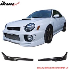 Fits 02-03 Subaru Impreza Wrx Sti V2 Sedan Front Bumper Lip Spoiler Unpainted Pu
