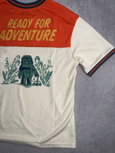 Disney Pixar Up Jersey Unisex Medium Ivory Up Movie Russel Dug Ready For Adventu - Picture 15 of 15