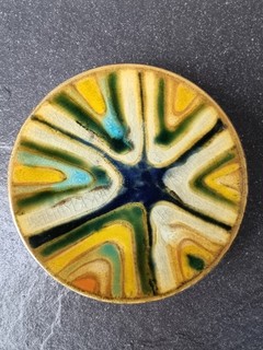 Poole Studio Pottery 2nd Period Pin Dish 1964 1966 Good Condition