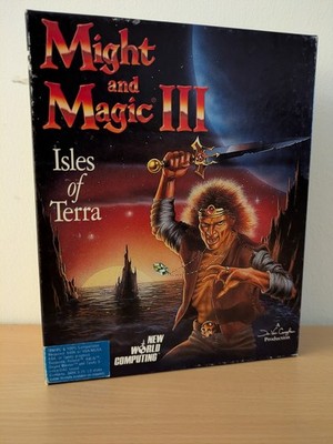 Might and Magic III PC Big Box 5,25'' 360KB  CIB Big Box New World Computing RAR