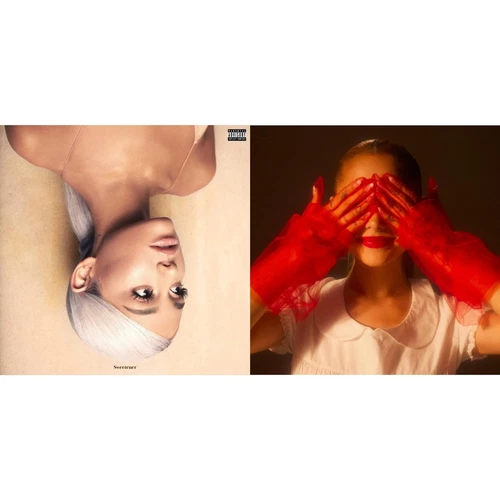 Ariana Grande - Sweetener (X) (2LP) & Eternal Sunshine (X) (Ruby LP Vinyl)