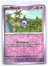 MIME JR. 031/091 REVERSE HOLO PALDEAN FATES POKEMON TCG CARD