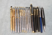 Vintage Lot Cross Pen Pencil Set Fountain Ballpoint Felt Tip Gold Metal Modern