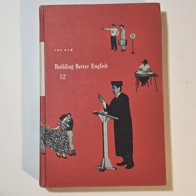 #ad #ad Vintage The New Building Better English 12 John J. DeBoer Hardcover High School $11.99