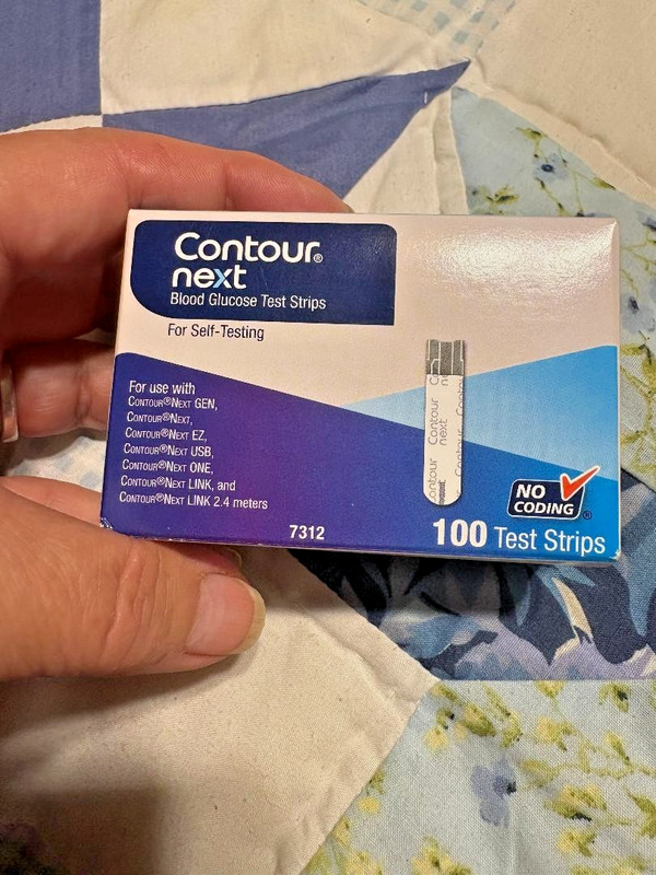 Contour Next Glucose Blood Test Strips - 100 Strips