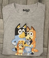 Bluey T Shirt Size XL /EG Gray Kids Preowned