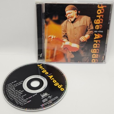 Jorge Aragão Ao Vivo CD 1999 Brazil Samba MPB VG+ Tested
