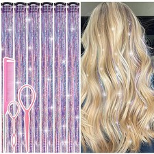 Hair Tinsel Clip in Dreamy Colorful Fairy Kit, 12