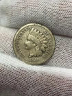 1861 Copper Nickel INDIAN HEAD CENT Penny.  Nice Higher Grade Old US Coin!