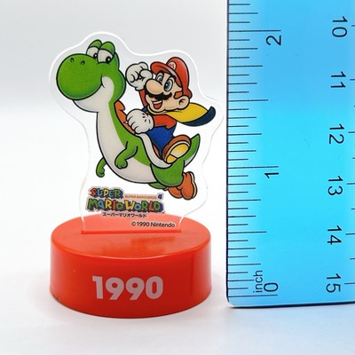 Super Mario World Acrylic Stand Mario Yoshi Nintendo 1990 Japan F