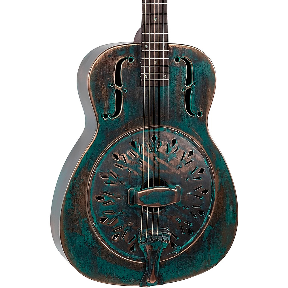 Recording King RM-997-VG Swamp Dog Metal Body Resonator Distressed Vintage Green 192990₽