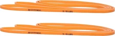 4KOR Fitness 41” Resistance Loop Band - Pair of 2 Orange Resistance Bands (5 t