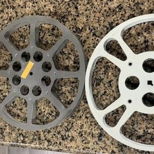 Vintage 16mm Metal Movie Film Reels Lot of 3 - Goldberg Bros Style Empty Spools