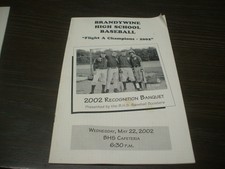 BRANDYWINE HIGH SCHOOL BASEBALL Recognition B...