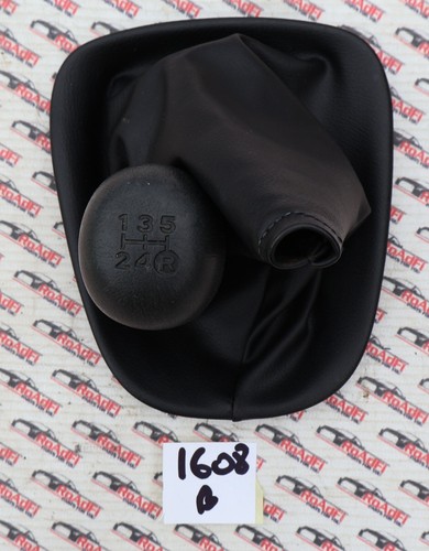 PEUGEOT 107 TOYOTA AYGO CITROEN C1 GHETTA CAMBIO ORIGINALE PELLE + TESTA POMELLO