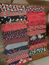 Lot Of 23 Neck Ties ALL SILK