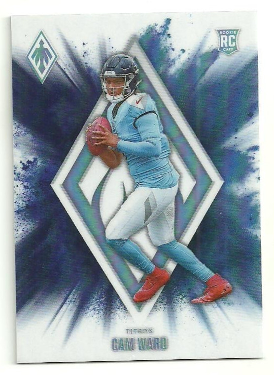2025 Panini Phoenix Color Blast #11 Cam Ward RC Case Hit - Titans