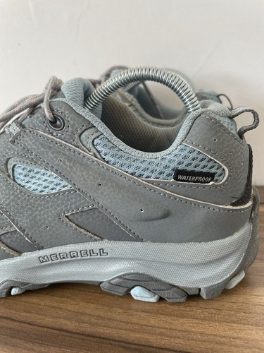 Merrell Moab Low 3 Botas de Senderismo Azul Gris Negro Reino Unido Damas Niñas Talla 5 Con Caja - Imagen 4 de 15