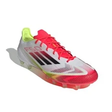 Adidas Soccer Cleats F50 Elite AG White Black Yellow IE1265 US7.5-10 w/Box New