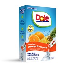 Dole Orange Pineapple - Powder Drink Mix - Sugar Free  Delicious, Makes 72 F...