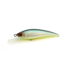 Raid Japan Neon Shad Rebel Splinter 68SR Bass Lure 5.6g 2.7in, Shallow Floating