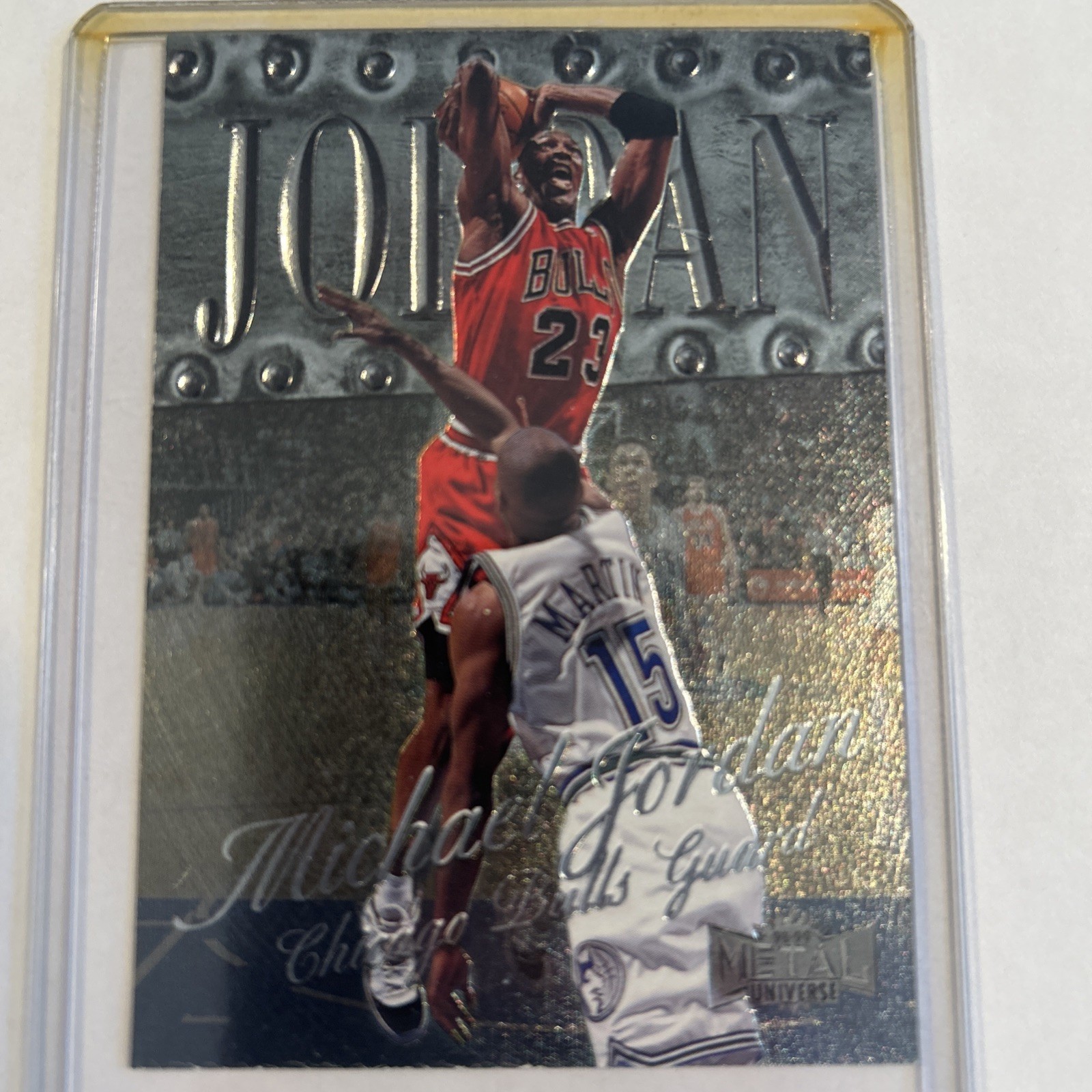 MICHAEL JORDAN 1998-99 Skybox METAL UNIVERSE BASKETBALL  Card # 1 BULLS NICE  👀