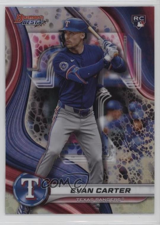 2024 Bowman's Best Refractor Evan Carter #66 1oa8