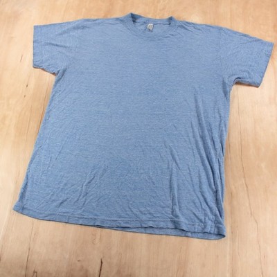 AMERICAN APPAREL 50/25/25 The Track Shirt blank t-shirt XL vtg y2k indie sleaze