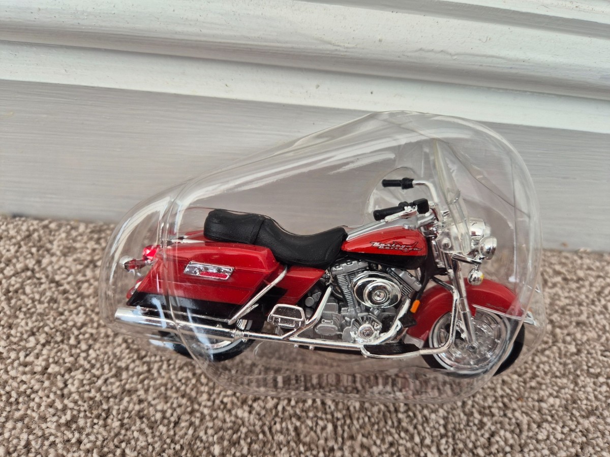 NEW 1/18 HARLEY DAVIDSON FLHR ROAD KING DIECAST TOY MOTORBIKE BIKE